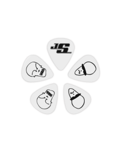 D'Addario Joe Satriani White Guitar Pick, Medium