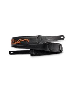 Taylor 3" Nouveau Embroidered Leather Guitar Strap