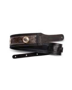  Taylor 4121-30 Grand Pacific 3" Nickel Concho Leather Strap
