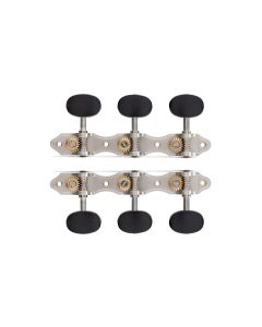 Taylor Slot Head Tuner Set, Nickel, 3+3 - 6 String