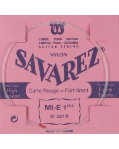 Savarez 521R Traditional Rectified Nylon Normal Tension 1st String, .028"