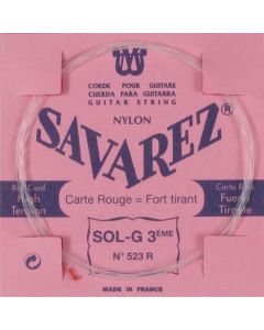 Savarez 523R Traditional Rectified Nylon Normal Tension 3rd String, .040"