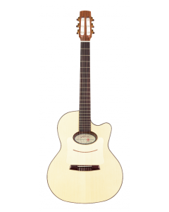 Kremona Daimen Cutaway Acoustic/Electric Nylon String Guitar