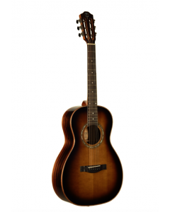 Teton STP180DVB Ebony Parlor Steel-String Guitar