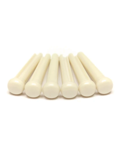 TUSQ Traditional Bridge Pins - White with No Dot