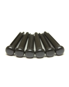 TUSQ Traditional Bridge Pins - Black with No Dot