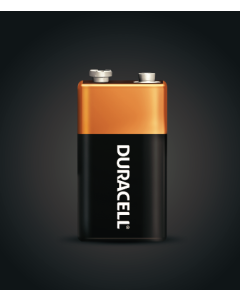Duracell 9V Coppertop Battery