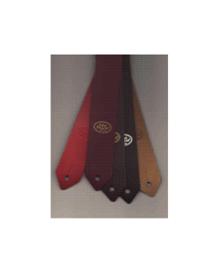 John Pearse Leather Skinny Strap [Red]
