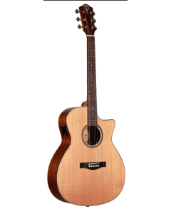 Teton Standard 105 Cedar Auditorium Guitar, Cutaway & Electronics