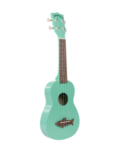 Makala MKSSGRN2006 Surf Green Soprano Shark Ukulele