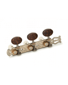 Schaller GrandTune Classic Lyre Tuning Machines [Nickel/Galalith]