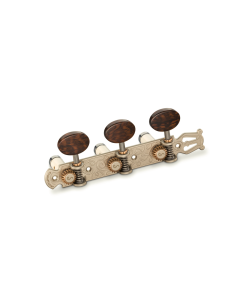 Schaller GrandTune Classic Lyre Tuning Machines [Satin Pearl/Snakewood Oval]