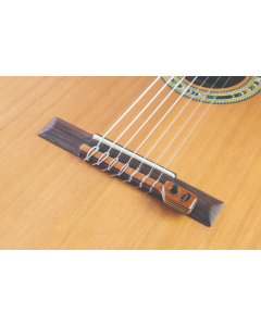 KNA NG-2 7S Portable bridge-mounted piezo with volume control for extended-range nylon-string guitar