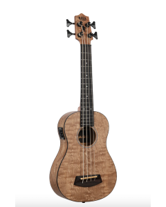 Kala UBASS-QA-FS Quilted Ash Acoustic-Electric Fretted U•BASS