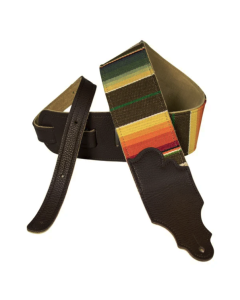 Franklin 3" Saddle Blanket Guitar Strap - Chocolate