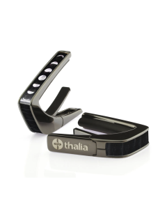 Thalia Black Chrome Finish Capo - Moon Phases on Pearl