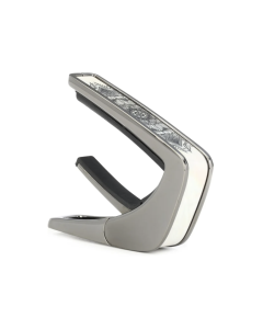 Thalia Black Chrome Finish Capo - Pearl Mandala