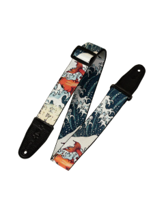 Levy's 2" Polyester Guitar Strap - Koi Fish