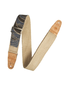 Levy's Vegan Hemp Guitar Strap - Island