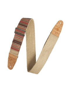 Levy's Vegan Hemp Guitar Strap - Towers