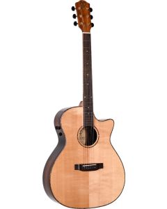 Teton STA170CEHB Acoustic/Electric Cutaway Guitar - Honey Burst