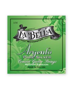 La Bella Argento AM Pure Silver Classical Guitar Strings [Medium Tension]