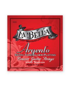 La Bella Argento SH Extra Fine Silverplated Classical Guitar Strings [Hard Tension]