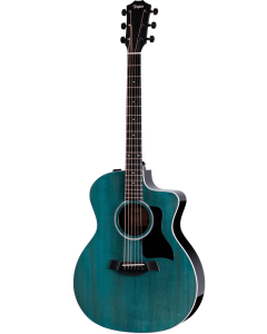 Taylor 214ce Plus Special Edition Acoustic/Electric Guitar, Trans Blue