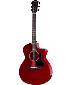 Taylor 224ce Plus Special Edition Acoustic/Electric Guitar - Trans Red