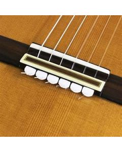 Rosette Diamond Secure Tieblock System [Ivory White Color]