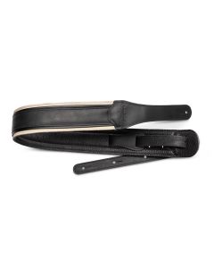 Taylor American Dream 2.5" Leather Guitar Strap - White/Black
