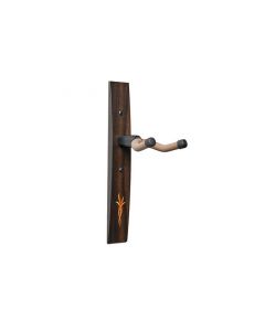 Taylor Bouquet Guitar Hanger - Ebony, Wood Inlay