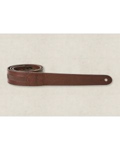 Taylor Slim Leather Strap, Chocolate Brown