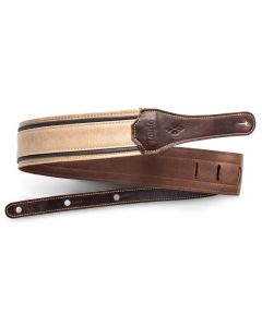 Taylor Reflections 2.5" Leather Guitar Strap - Spruce/Ebony