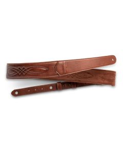 Taylor 2" Vegan Leather Guitar Strap - Medium Brown