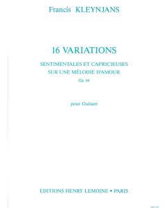 16 Variations, Op. 66