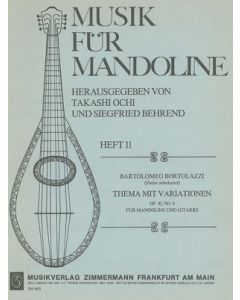Thema Mit Variationen, Op. 10 #4