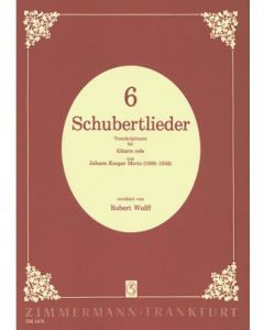 6 Schubertlieder