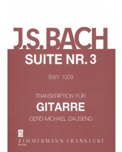 Cello Suite #3, BWV 1009