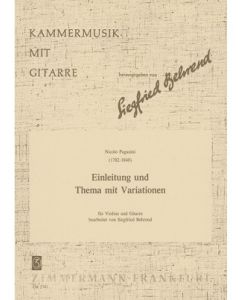 Einleitung Und Thema Mit Variationen