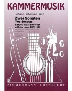2 Sonatas, BWV 1021 & BWV 1023